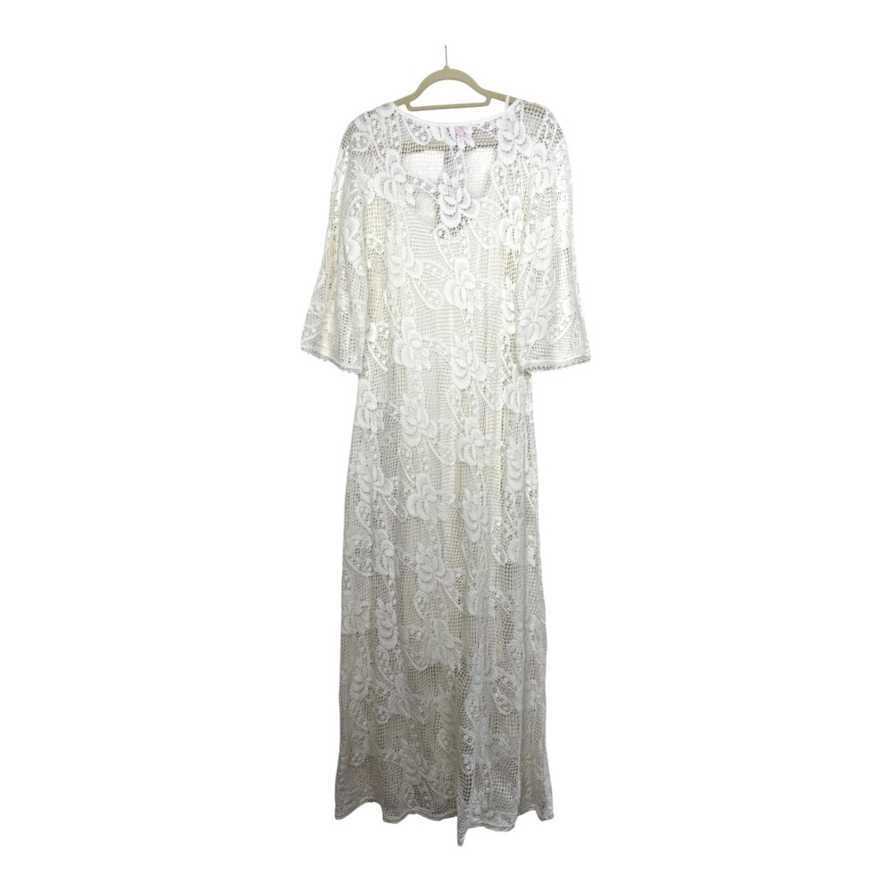 Miss June Paris Bohemian Long-Chic Dress White in‎ Size 2